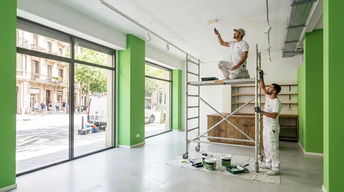 Trabajos de pintura completos en Barcelona